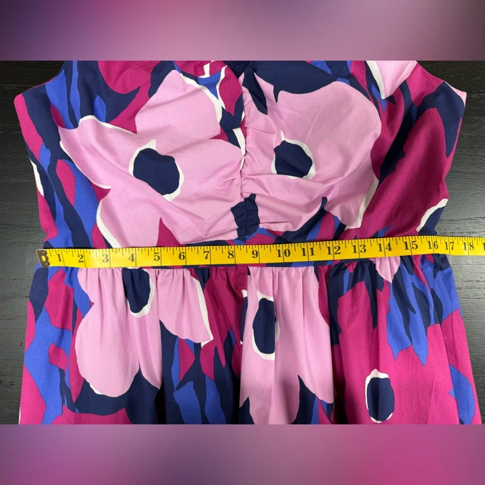 Banana Republic Factory Sleeveless Self-Belted V Neck Midi Dress - Picture 6 of 13